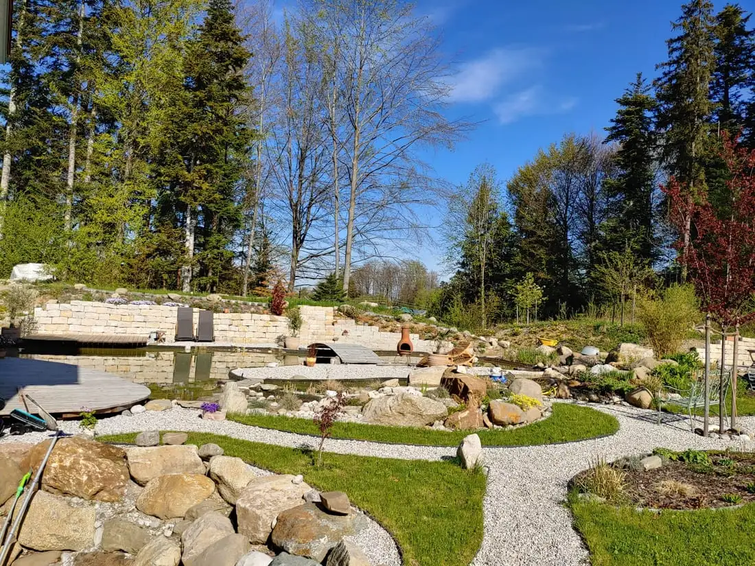 Der Naturgarten des Instituts